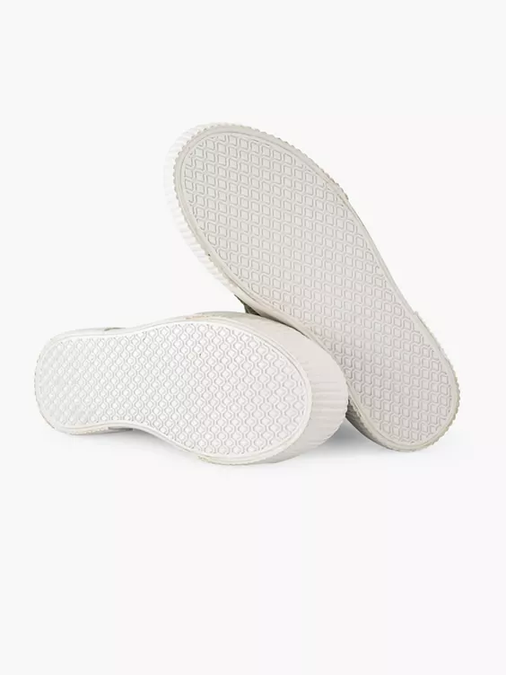 Groene Platform Sneaker Corduroy 5 Groene Platform Sneaker Corduroy - Afbeelding 3