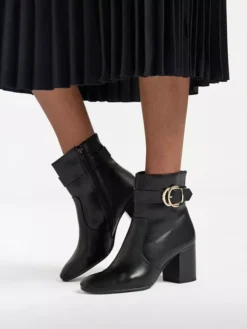 Zwarte Enkellaars Gesp -Skechers Winkel 2100509 H10