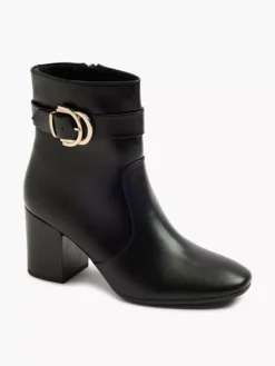 Zwarte Enkellaars Gesp -Skechers Winkel 2100509 H6