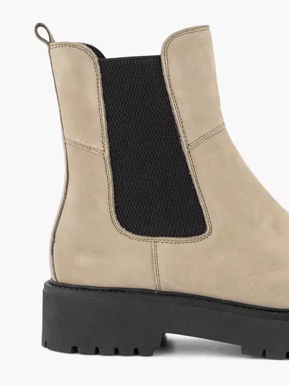 Beige Nubuck Chelsea Boot 7 Beige Nubuck Chelsea Boot - Afbeelding 5