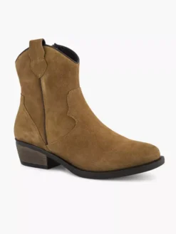 Bruine Leren Cowboy Laars -Skechers Winkel 2112288 H6