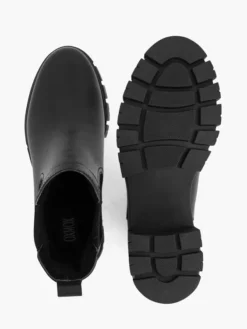 Zwarte Leren Chelsea Boot Hak -Skechers Winkel 2114607 H3