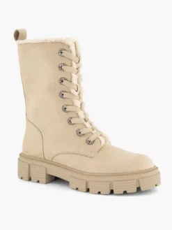 Beige Chunky Veterboot Gevoerd 13 Beige Chunky Veterboot Gevoerd -Skechers Winkel 2118580 H6