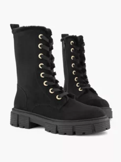 Zwarte Chunky Veterboot Gevoerd -Skechers Winkel 2118582 H5