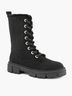 Zwarte Chunky Veterboot Gevoerd -Skechers Winkel 2118582 H6