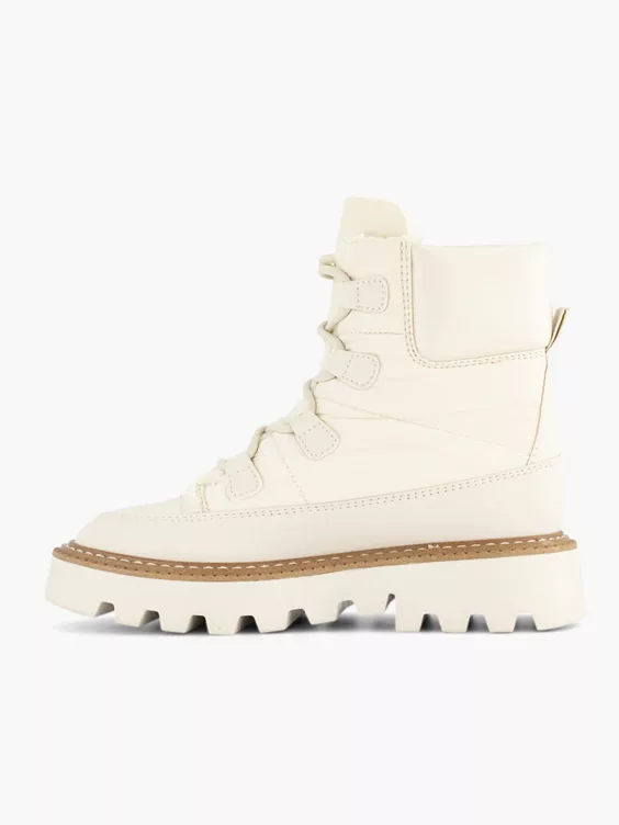 Witte Gewatteerde Veterboot 4 Witte Gewatteerde Veterboot - Afbeelding 2