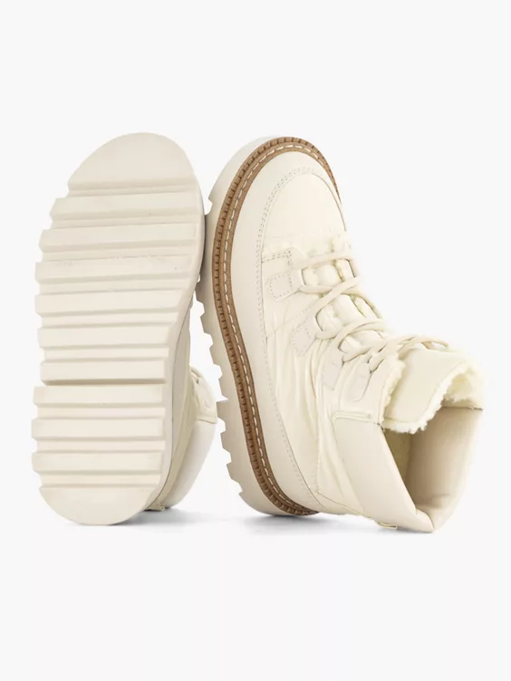 Witte Gewatteerde Veterboot 6 Witte Gewatteerde Veterboot - Afbeelding 4