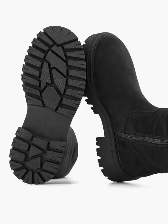 Zwarte Chunky Lange Laarzen 5 Zwarte Chunky Lange Laarzen - Afbeelding 3