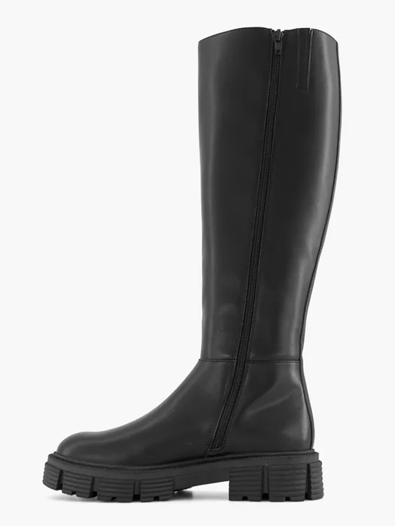 Zwarte Lange Laarzen 4 Zwarte Lange Laarzen - Afbeelding 2