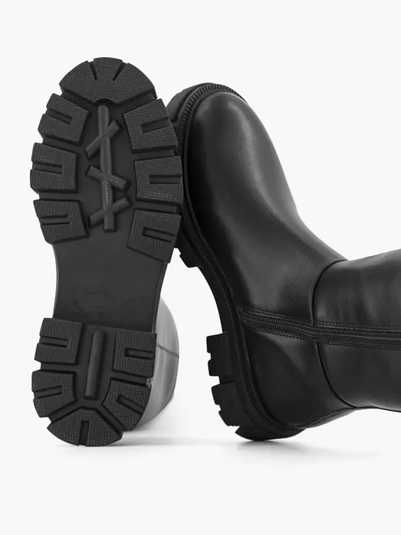 Zwarte Lange Laarzen 6 Zwarte Lange Laarzen - Afbeelding 4