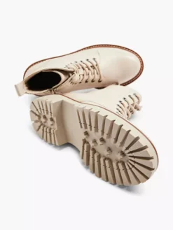 Beige Leren Veterboot -Skechers Winkel 2121570 H3