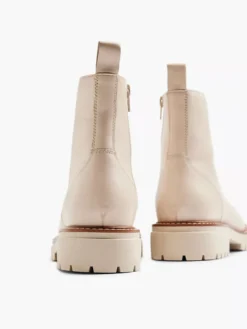 Beige Leren Veterboot -Skechers Winkel 2121570 H4