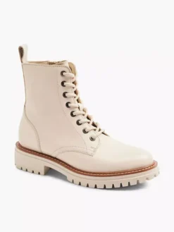 Beige Leren Veterboot -Skechers Winkel 2121570 H6