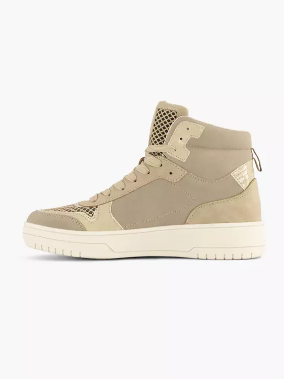 Bruine Hoge Sneaker 4 Bruine Hoge Sneaker - Afbeelding 2