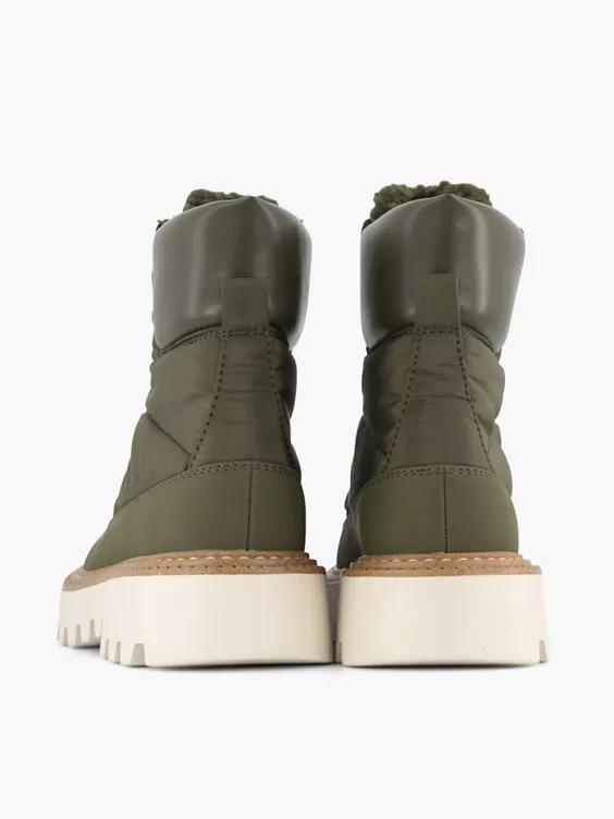 Groene Veterboot Gewatteerd 7 Groene Veterboot Gewatteerd - Afbeelding 5