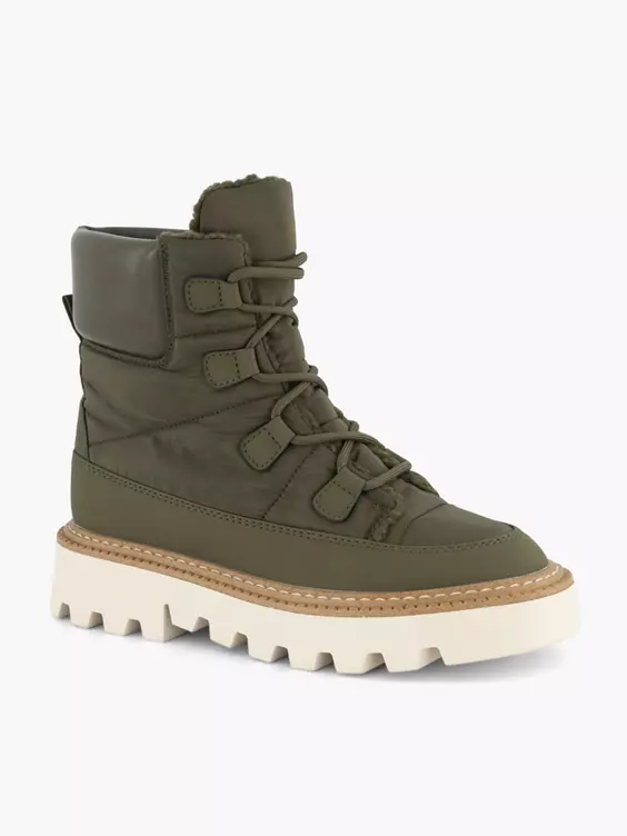 Groene Veterboot Gewatteerd 8 Groene Veterboot Gewatteerd - Afbeelding 6