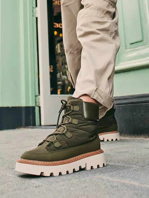 Groene Veterboot Gewatteerd 9 Groene Veterboot Gewatteerd - Afbeelding 7