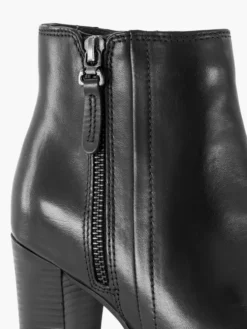 Zwarte Leren Enkellaars -Skechers Winkel 2125487 H5