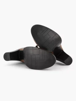 Cognac Leren Enkelaars -Skechers Winkel 2125490 H3