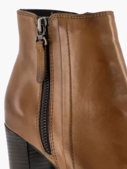 Cognac Leren Enkelaars -Skechers Winkel 2125490 H5