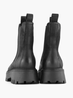 Zwarte Leren Chunky Chelsea Boot -Skechers Winkel 2126007 H4