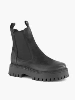 Zwarte Leren Chunky Chelsea Boot -Skechers Winkel 2126007 H6
