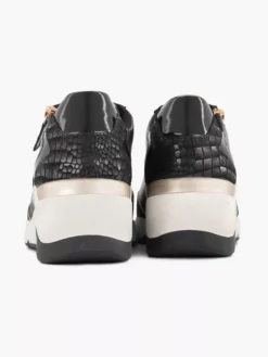 Zwarte Leren Sneaker 11 Zwarte Leren Sneaker -Skechers Winkel 2126120 H4