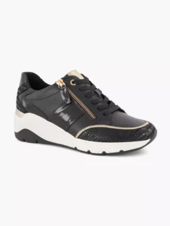Zwarte Leren Sneaker 13 Zwarte Leren Sneaker -Skechers Winkel 2126120 H6