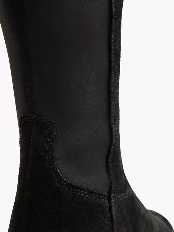 Zwarte Suéde Overknee Laars 7 Zwarte Suéde Overknee Laars - Afbeelding 5