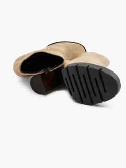 Zandkleurige Leren Enkellaars -Skechers Winkel 2126616 H3