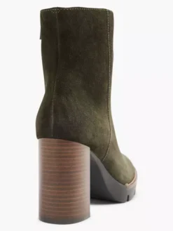 Groene Leren Enkelaars -Skechers Winkel 2126622 H4