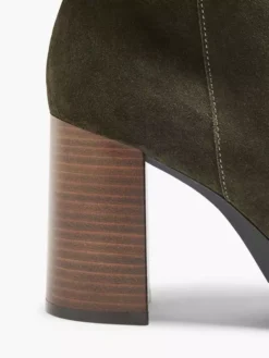 Groene Leren Enkelaars -Skechers Winkel 2126622 H5