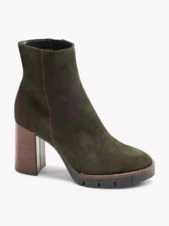 Groene Leren Enkelaars -Skechers Winkel 2126622 H6