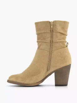 Zandkleurige Enkellaars Hak -Skechers Winkel 2130185 H2