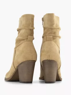 Zandkleurige Enkellaars Hak -Skechers Winkel 2130185 H4