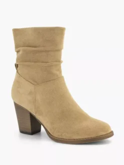 Zandkleurige Enkellaars Hak -Skechers Winkel 2130185 H6