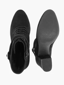 Zwarte Veterlaars Hak 10 Zwarte Veterlaars Hak -Skechers Winkel 2130235 H3