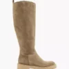 Taupe Lange Leren Laarzen -Skechers Winkel 2131671 H1