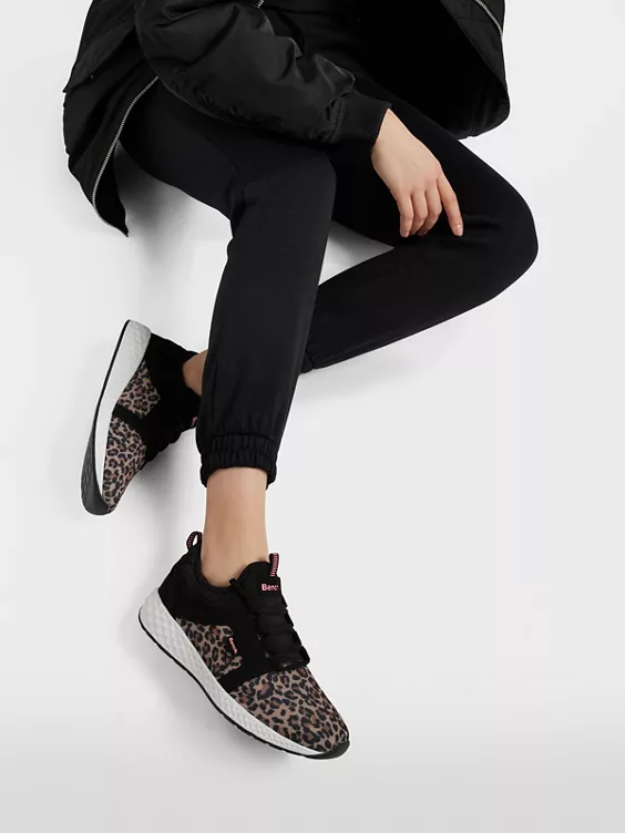 Bench Zwarte Sneaker Panterprint 10 Bench Zwarte Sneaker Panterprint - Afbeelding 8