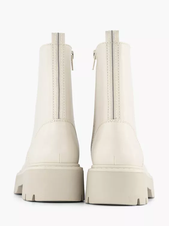 Beige Chunky Veterboot 6 Beige Chunky Veterboot - Afbeelding 4