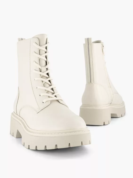 Beige Chunky Veterboot 7 Beige Chunky Veterboot - Afbeelding 5