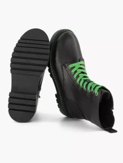 Zwarte Veterboot Groene Veter 11 Zwarte Veterboot Groene Veter -Skechers Winkel 2141917 H4