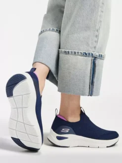 Skechers Donkerblauwe Arch Comfort - Varla 15 Skechers Donkerblauwe Arch Comfort - Varla -Skechers Winkel 2145042 H10