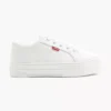 Levis Witte Platform Canvas Sneaker 1 Levis Witte Platform Canvas Sneaker -Skechers Winkel 2145749 H1