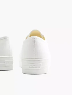 Levis Witte Platform Canvas Sneaker -Skechers Winkel 2145749 H4