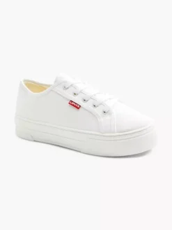 Levis Witte Platform Canvas Sneaker -Skechers Winkel 2145749 H6