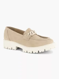Taupe Suéde Chunky Loafer Sierketting -Skechers Winkel 2147392 H6