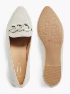 Grijze Suéde Loafer Sierketting -Skechers Winkel 2153200 H3