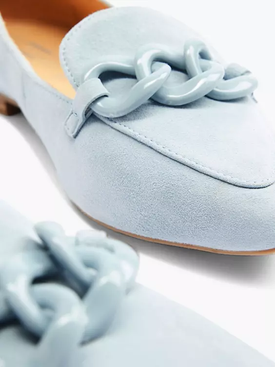 Blauwe Suéde Loafer Sierketting 7 Blauwe Suéde Loafer Sierketting - Afbeelding 5
