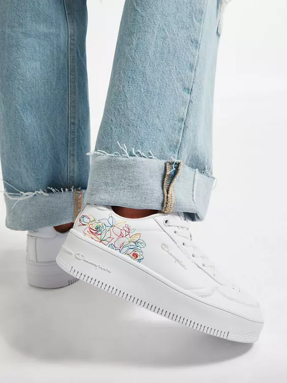 Champion Witte Low Cut Shoe Rebound Platform 7 Champion Witte Low Cut Shoe Rebound Platform - Afbeelding 5